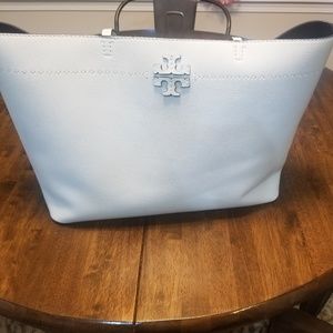 Tory Burch Summer Blue Large Tote